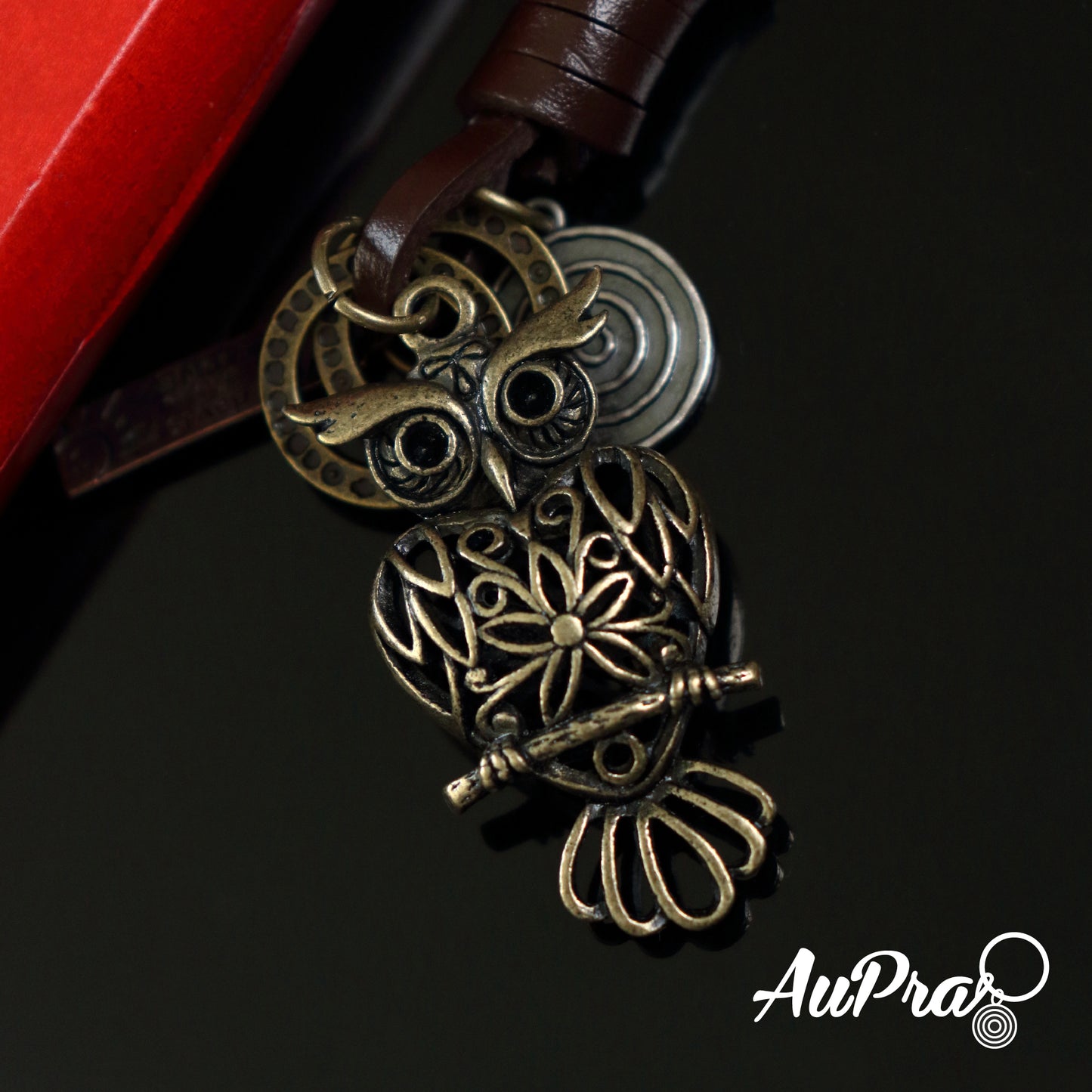 AuPra 3D Night Owl Keyring – Mystical Gift Charm