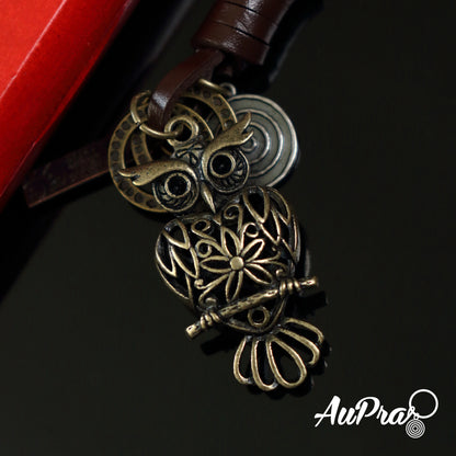 AuPra 3D Night Owl Keyring – Mystical Gift Charm