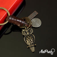 AuPra 3D Owl Keyring – Symbolic Gift Charm