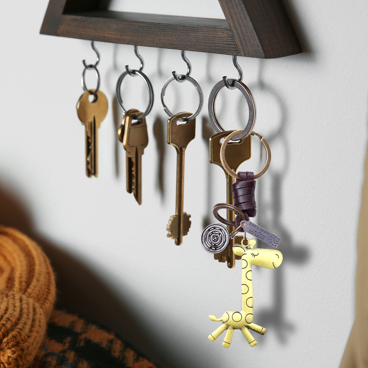 AuPra Giraffe Keyring – Animal Lover Charm Gift