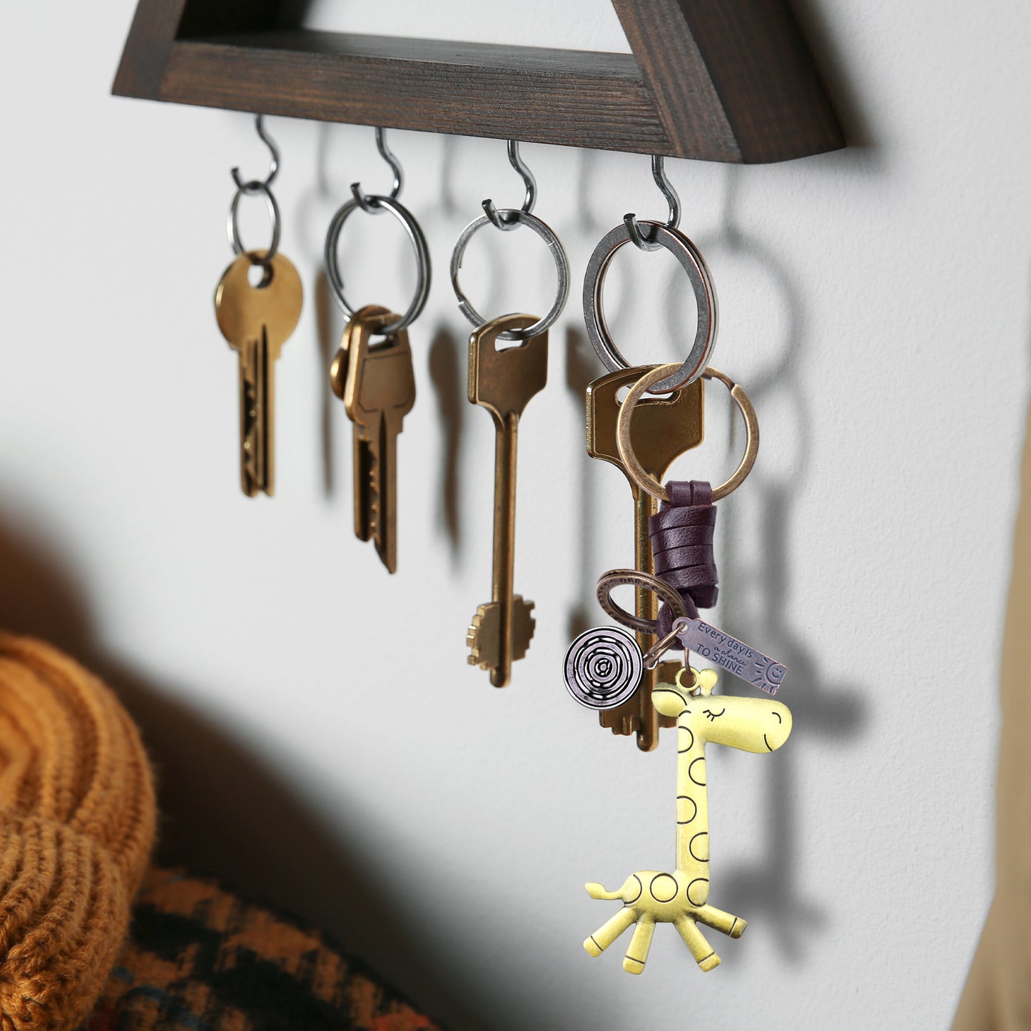 AuPra Giraffe Keyring – Animal Lover Charm Gift