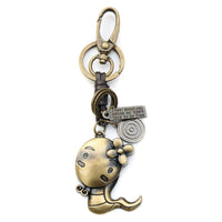 Zodiac Animal Keychain – Handmade Vintage Leather – Lucky Gift Keyring Collection-AuPra
