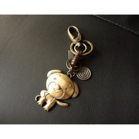 Zodiac Animal Keychain – Handmade Vintage Leather – Lucky Gift Keyring Collection-AuPra