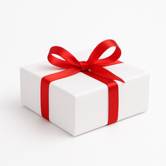 White Box Red Ribbon