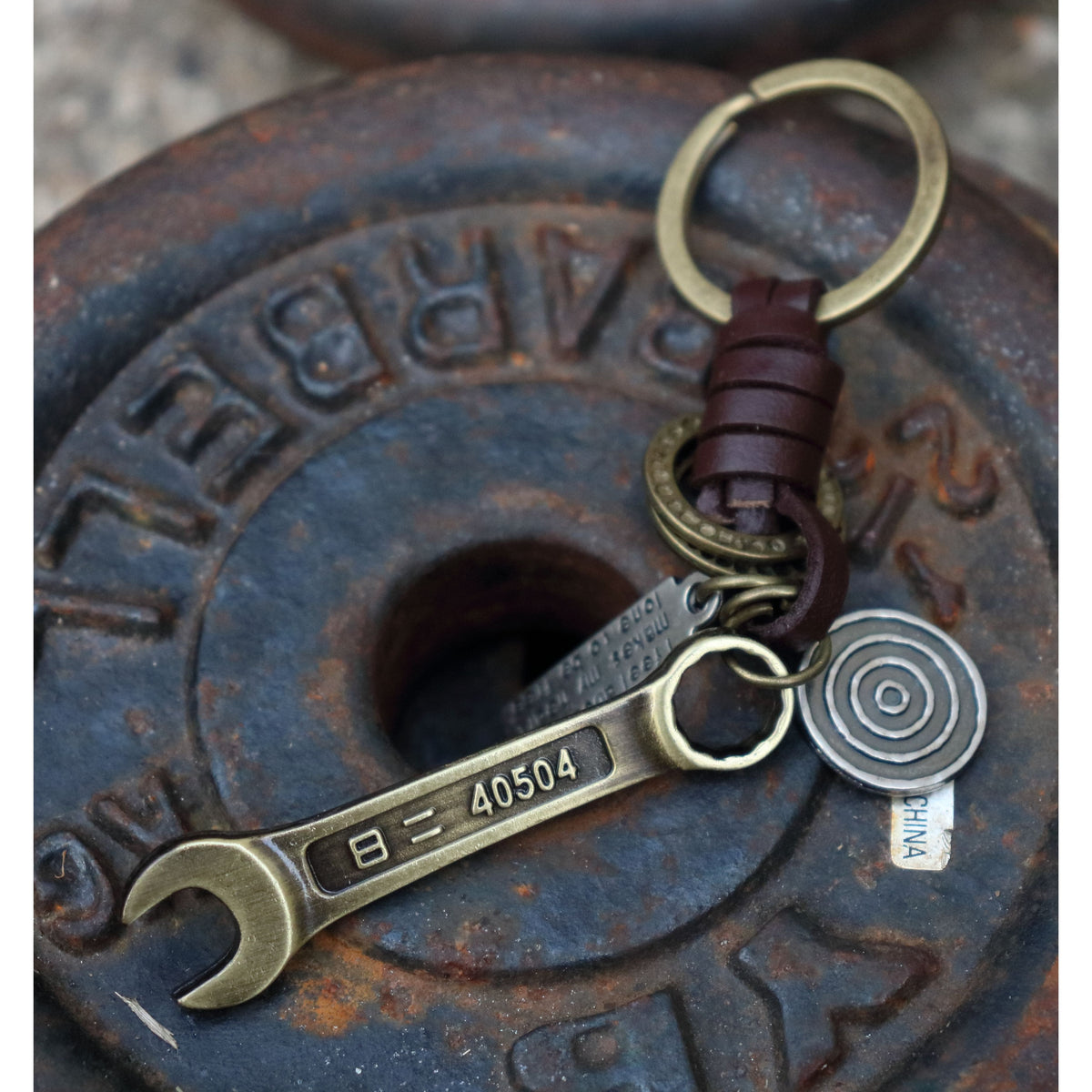 AuPra Spanner Keyring – Mechanic Gift Charm