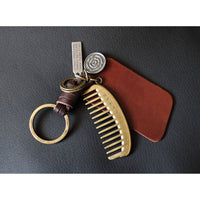 AuPra Metal Comb Keyring – Barber Gift Charm