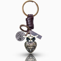 AuPra 3D Owl Keyring – Cute Gift Charm