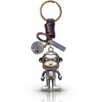 AuPra 3D Monkey Keyring – Quirky Charm Gift