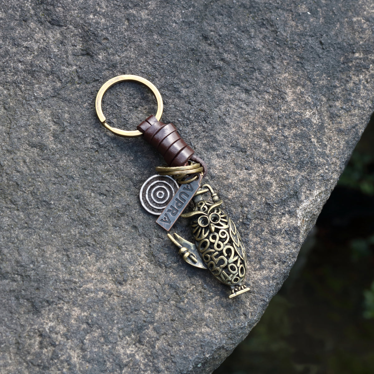 AuPra 3D Graduation Owl Keyring – Student Gift Charm