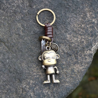 AuPra 3D Monkey Keyring – Quirky Charm Gift