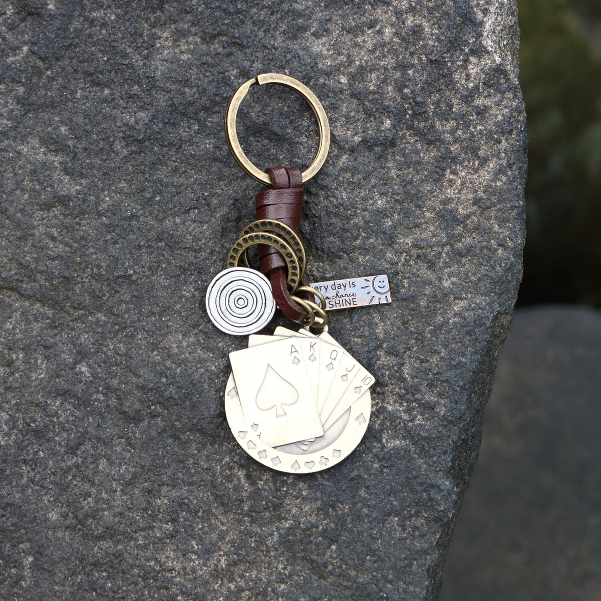 AuPra Poker Cards Keyring – Lucky Casino Charm Gift