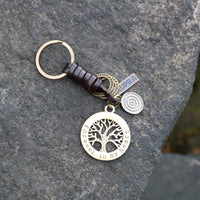 AuPra Tree of Life Keyring – Family Charm Gift