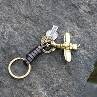 AuPra 3D Airplane Keyring – Pilot Plane Charm Gift