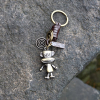 AuPra 3D Monkey Keyring – Funny Charm Gift