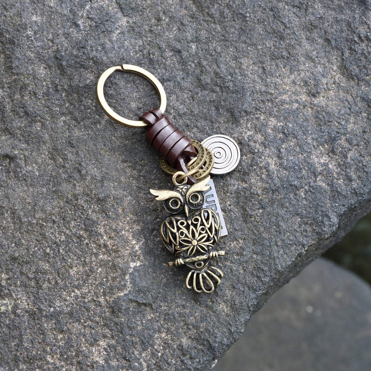 AuPra 3D Night Owl Keyring – Mystical Gift Charm