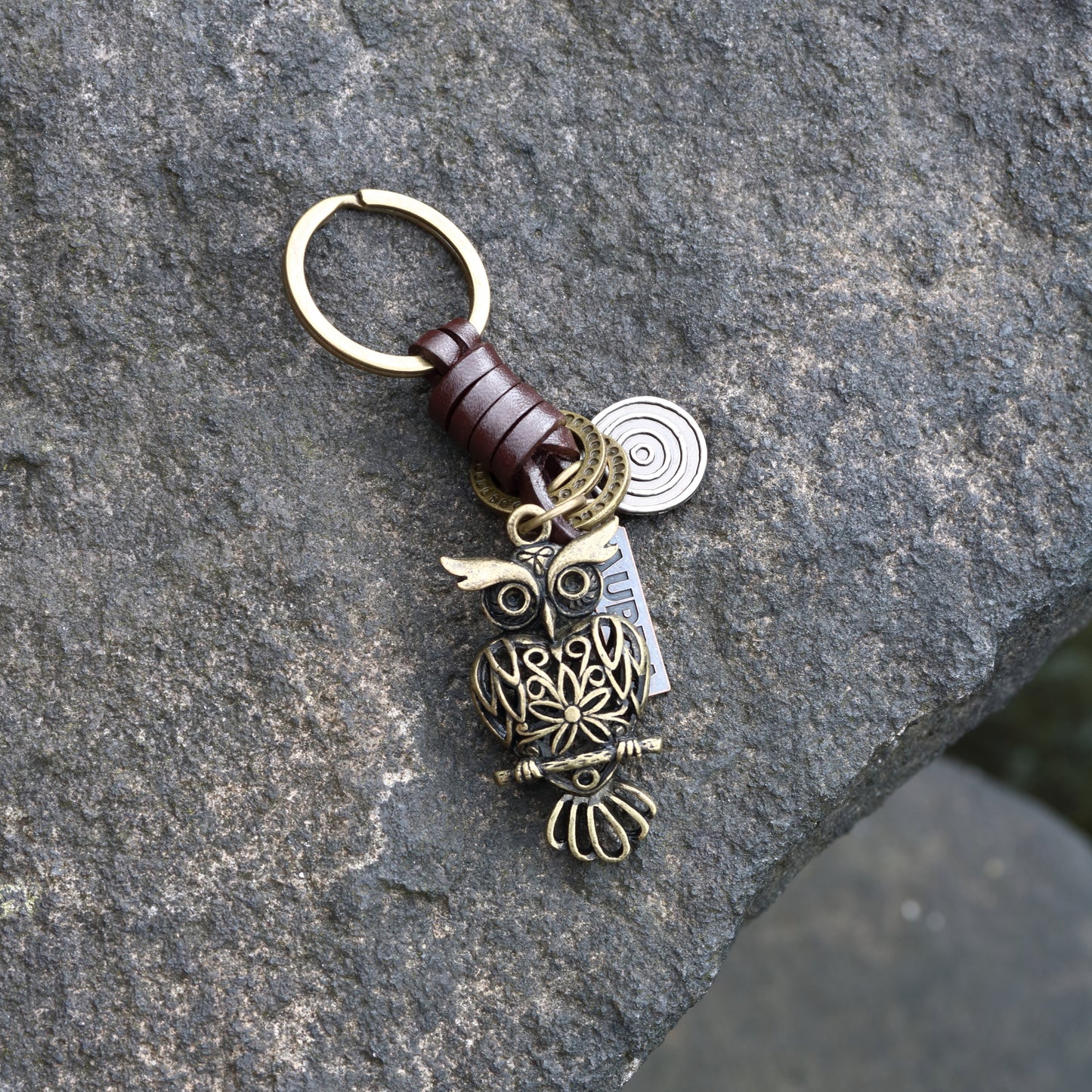 AuPra 3D Night Owl Keyring – Mystical Gift Charm