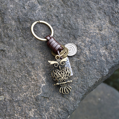 AuPra 3D Night Owl Keyring – Mystical Gift Charm