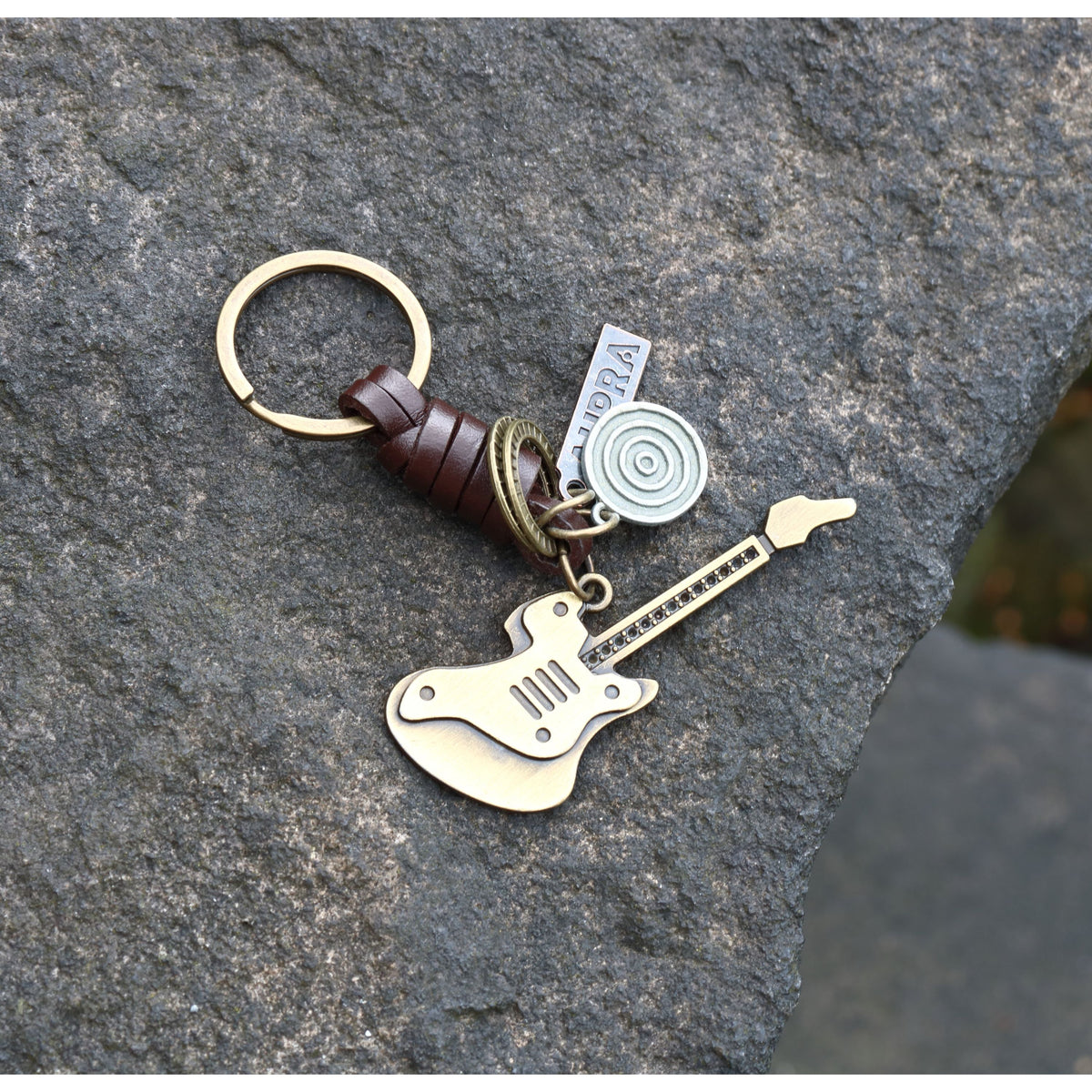 AuPra Guitar Keyring Gift – Musical Charm Accessory