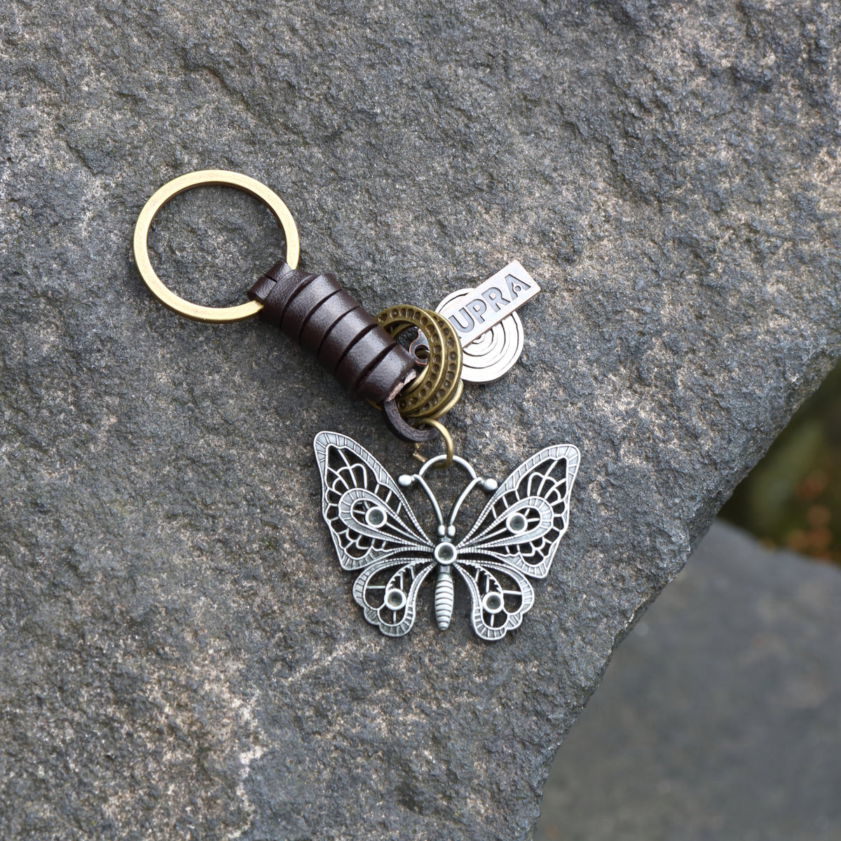 AuPra Butterfly Keyring – Women’s Charm Gift