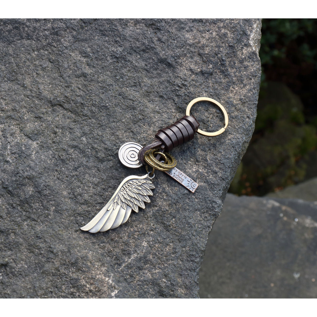 AuPra Angel Wing Keyring – Drive Safe Guardian Gift
