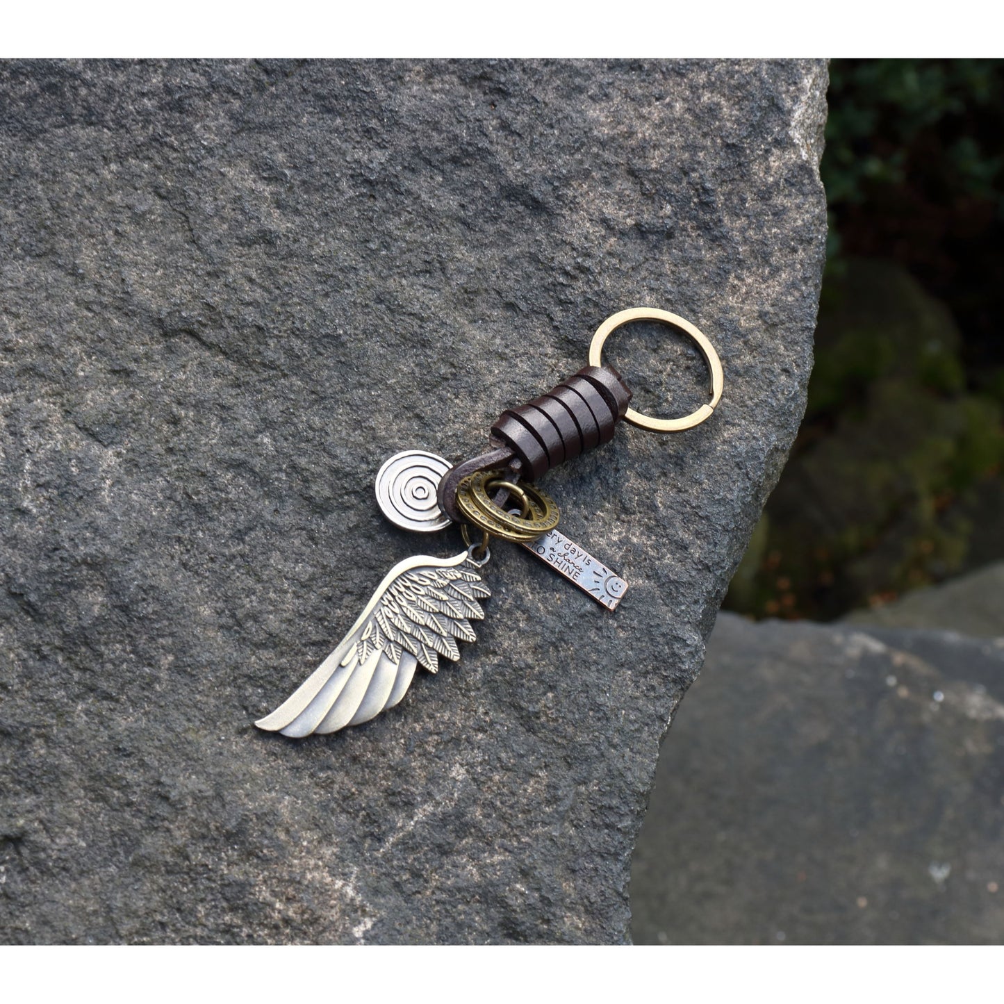 AuPra Angel Wing Keyring – Drive Safe Guardian Gift