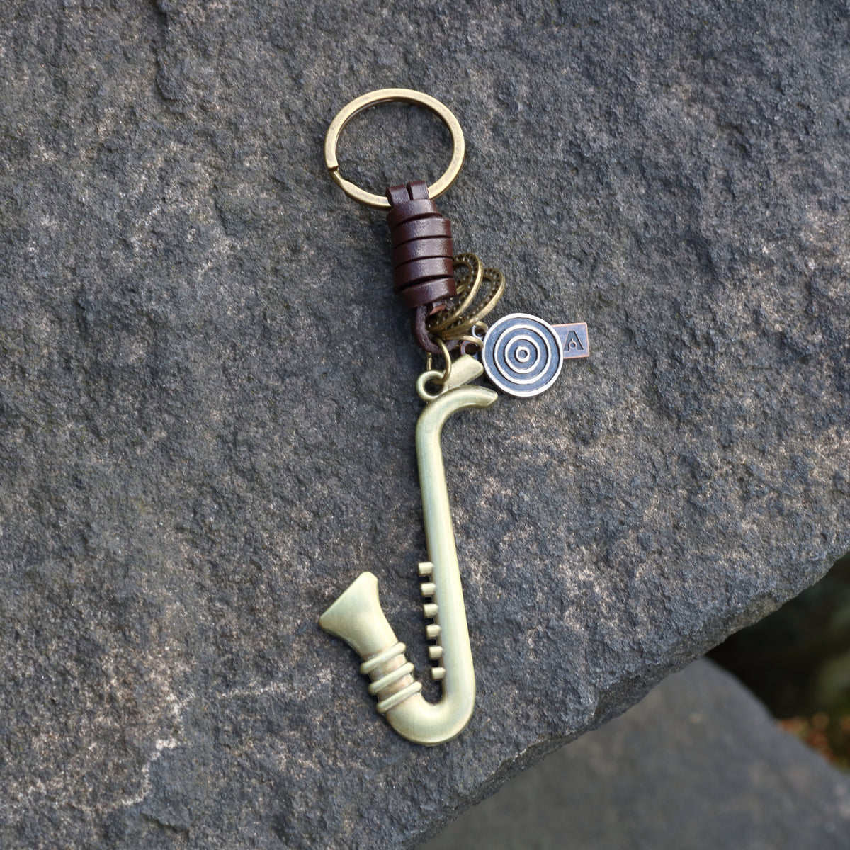 AuPra Saxophone Keyring – Musical Charm Gift