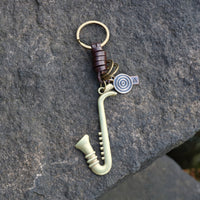 AuPra Saxophone Keyring – Musical Charm Gift