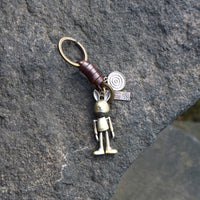 AuPra 3D Bunny Keyring – Easter Rabbit Charm Gift