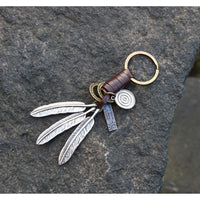 AuPra Feathers Keyring Gift – Boho Spirit Charm