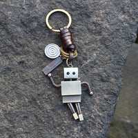 AuPra 3D Robot Keyring – Funny Charm Gift