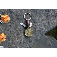 AuPra Virgo Keyring – Amber Star Sign Gift