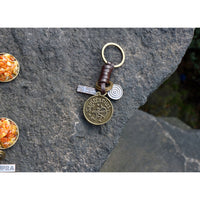 AuPra Sagittarius Keyring – Amber Star Sign Gift