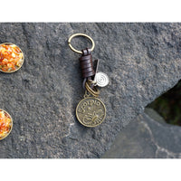 AuPra Scorpio Keyring – Amber Star Sign Gift