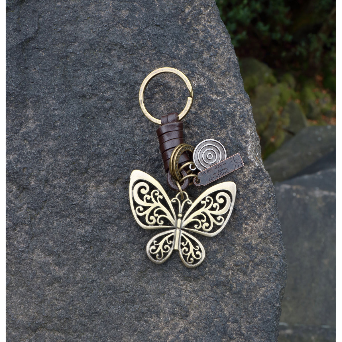 AuPra Gold Butterfly Keyring – Women’s Charm Gift