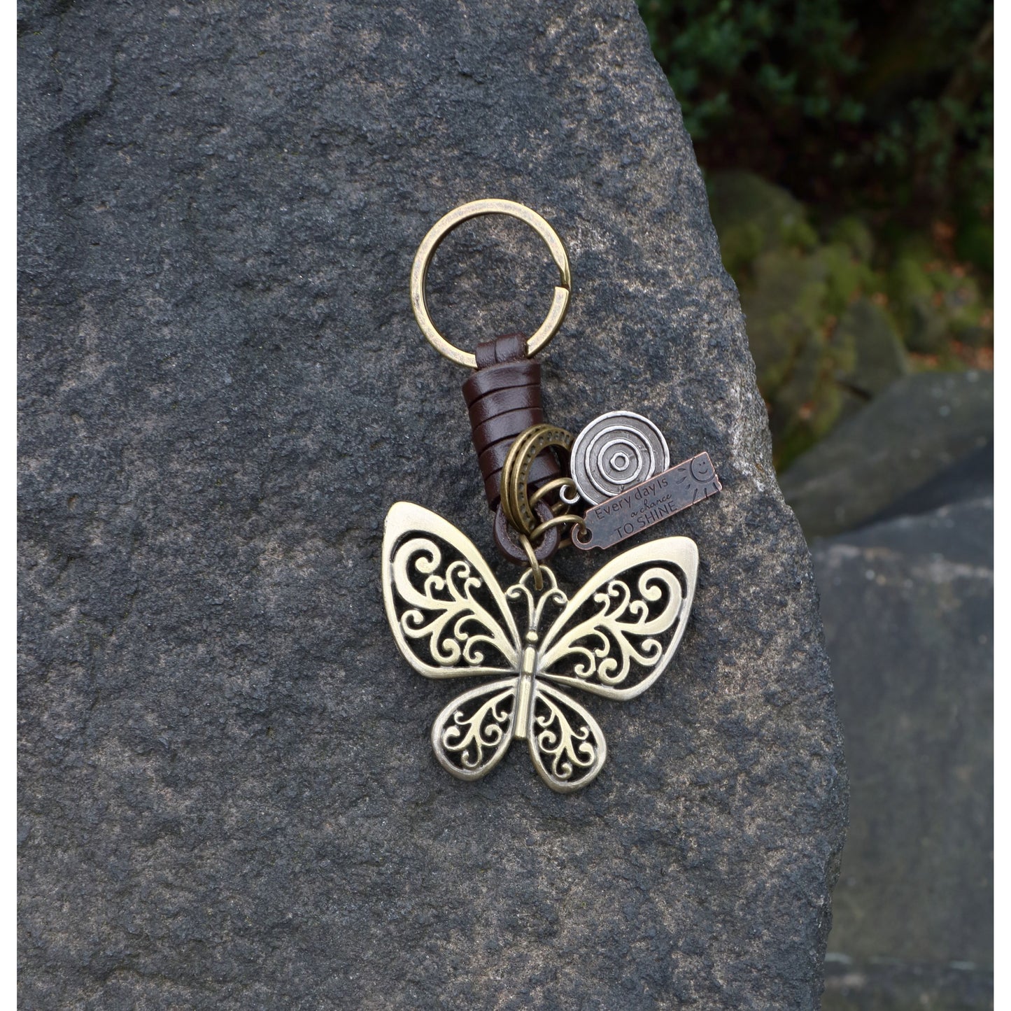 AuPra Gold Butterfly Keyring – Women’s Charm Gift