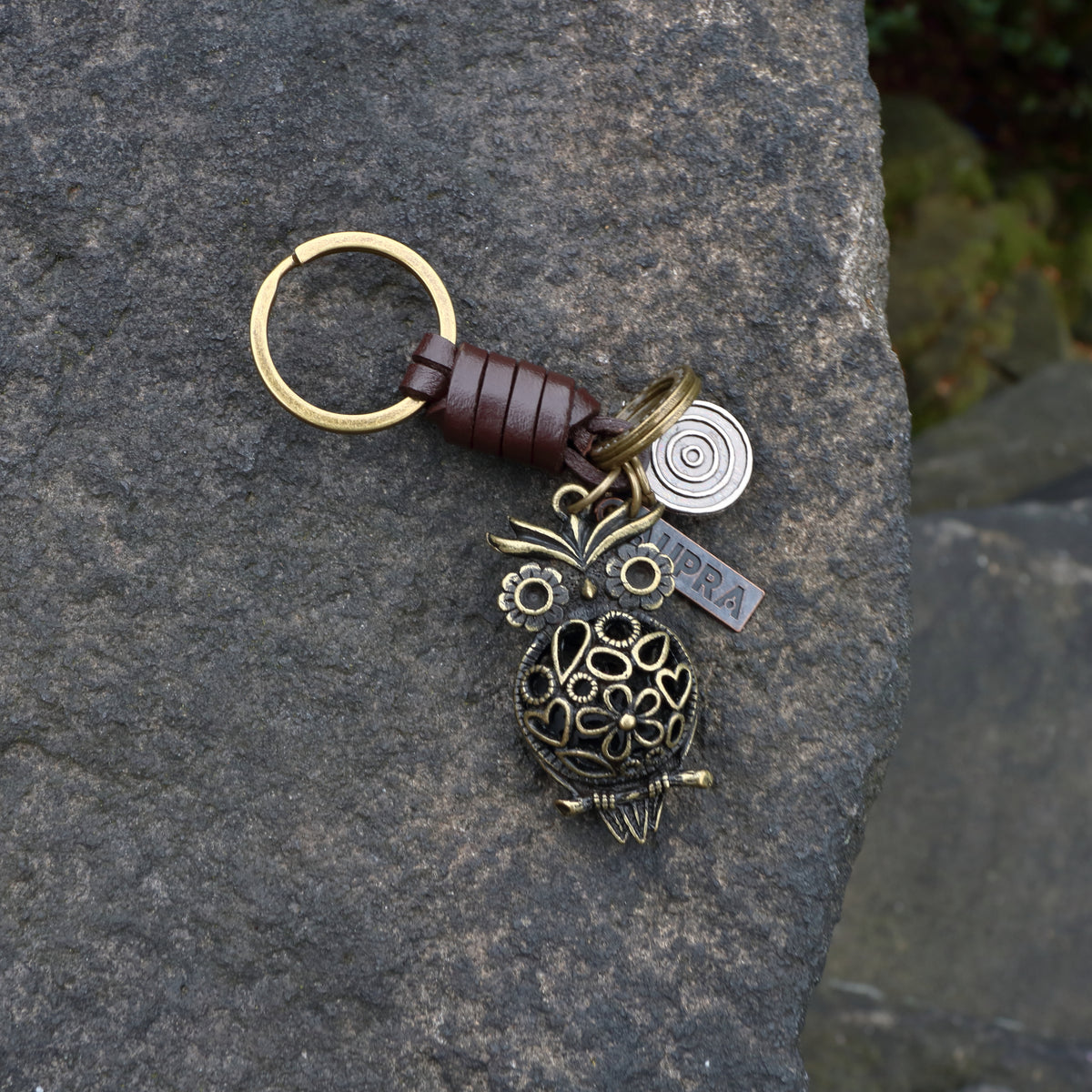 AuPra 3D Owl Keyring – Meaningful Gift Charm