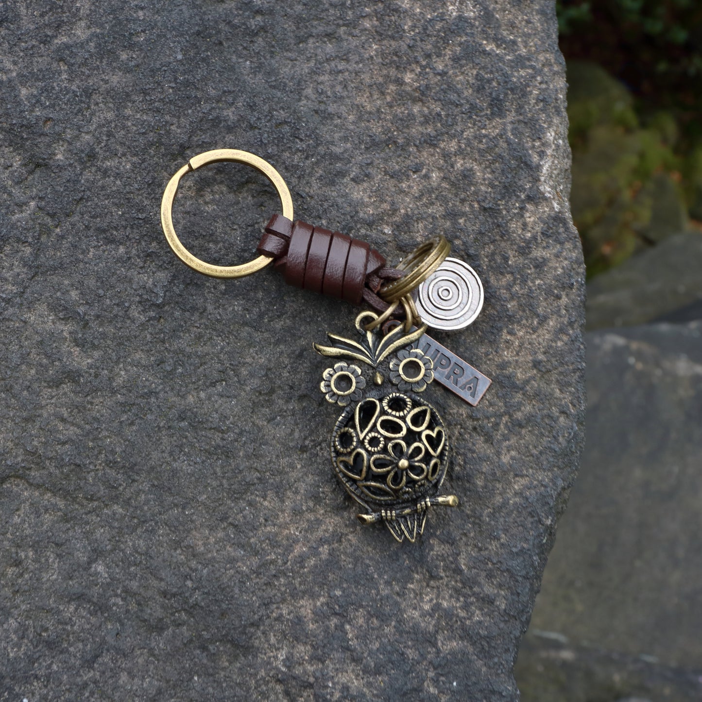 AuPra 3D Owl Keyring – Meaningful Gift Charm