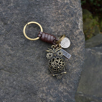 AuPra 3D Owl Keyring – Meaningful Gift Charm