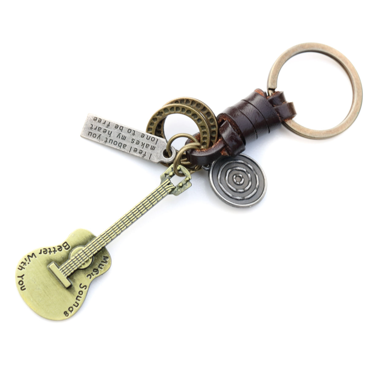 AuPra Guitar Keyring – Music Lover Gift