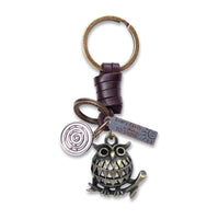AuPra 3D Baby Owl Keyring – Cute Gift Charm