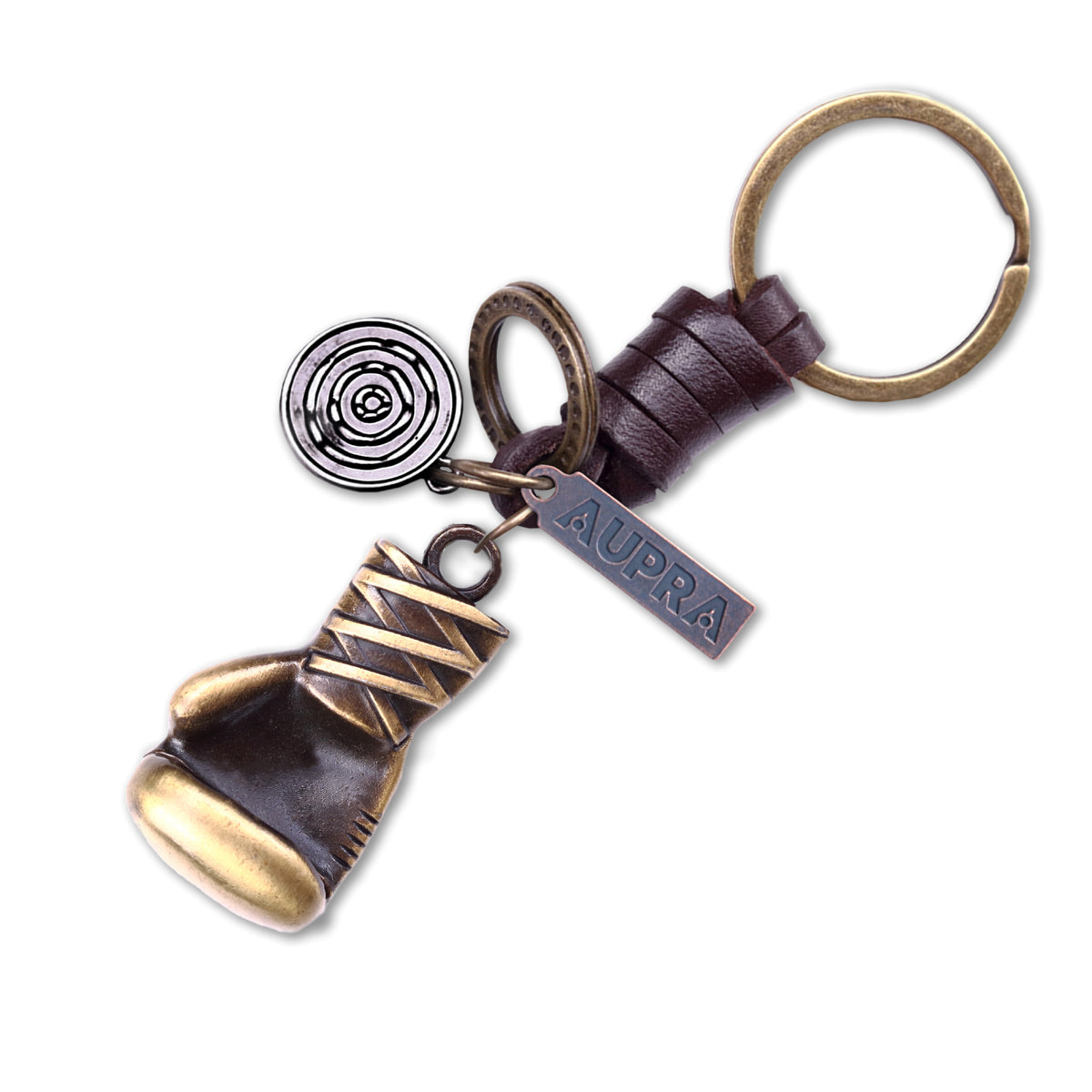 AuPra 3D Boxing Glove Keyring – Sport Gift for Men