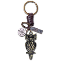 AuPra 3D Owl Keyring – Symbolic Gift Charm