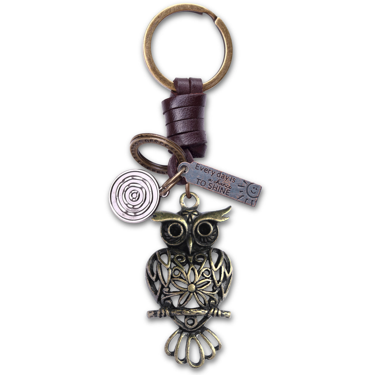 AuPra 3D Night Owl Keyring – Mystical Gift Charm