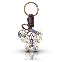 AuPra Gold Butterfly Keyring – Women’s Charm Gift
