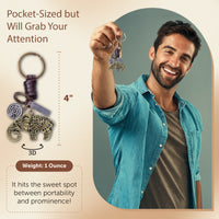 AuPra 3D Elephant Keyring – Personalised Lucky Gift