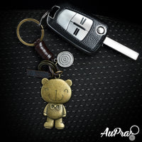AuPra Teddy Bear Keyring – Vintage Charm Gift