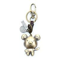 Zodiac Animal Keychain – Handmade Vintage Leather – Lucky Gift Keyring Collection-AuPra