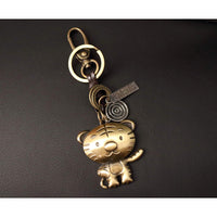 Zodiac Animal Keychain – Handmade Vintage Leather – Lucky Gift Keyring Collection-AuPra