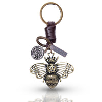 AuPra 3D Bumble Bee Keyring – Lucky Gift Charm