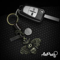 AuPra 3D Bumble Bee Keyring – Lucky Gift Charm